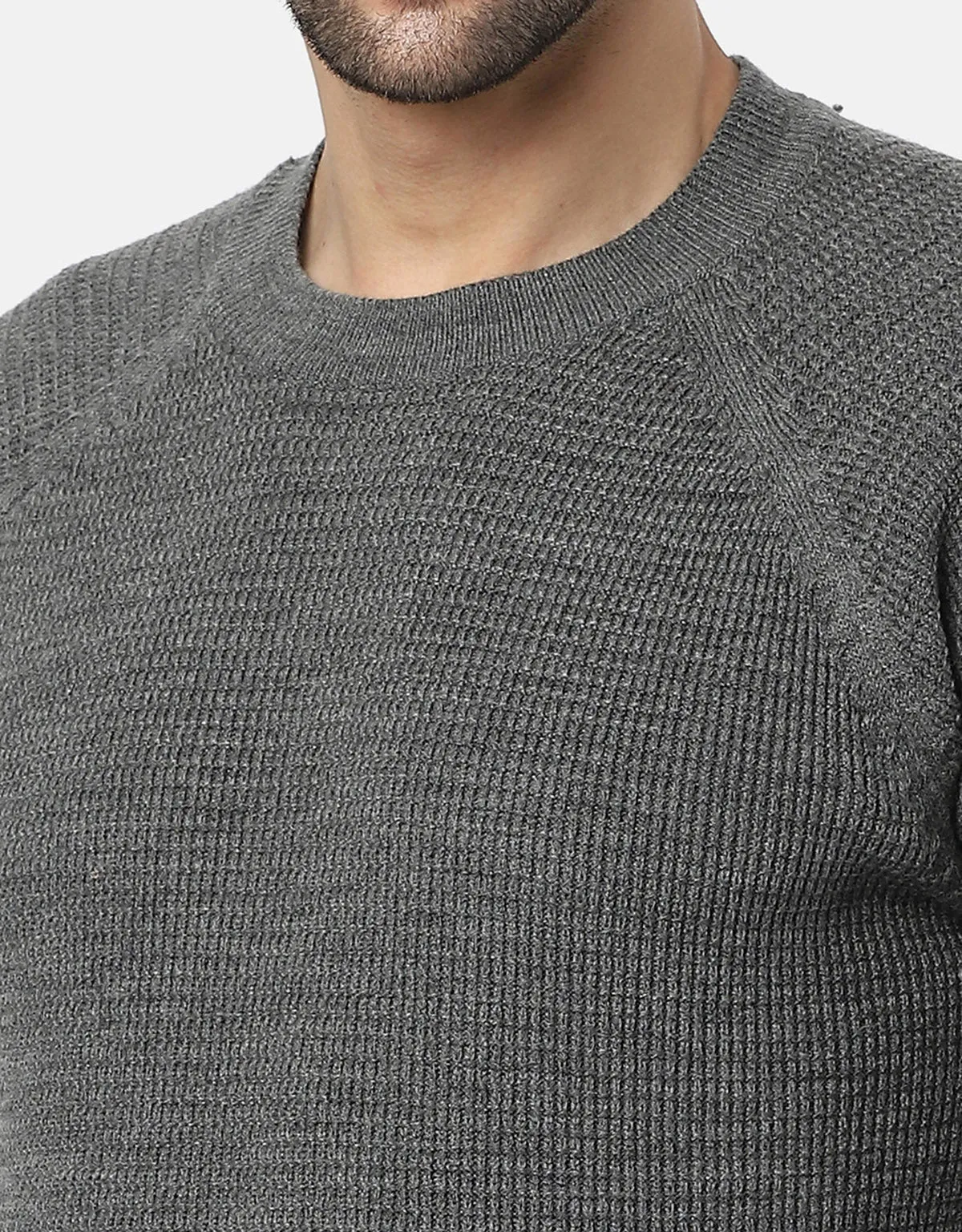 Knitted T-Neck Sweater For Men