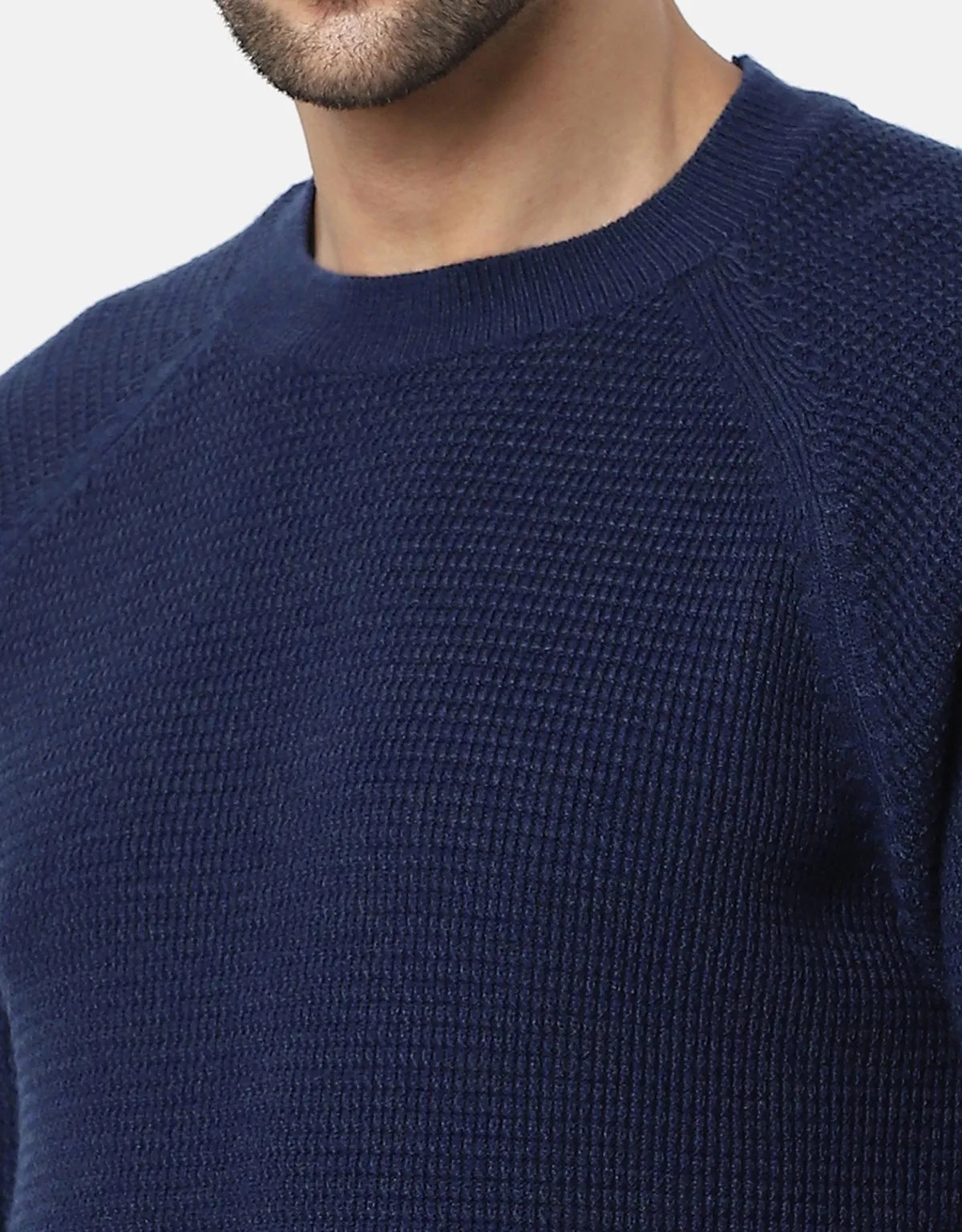 Knitted T-Neck Sweater For Men