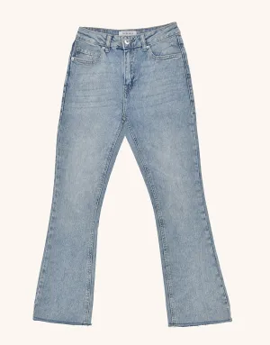 Ladies Wide Leg style Denim Jeans