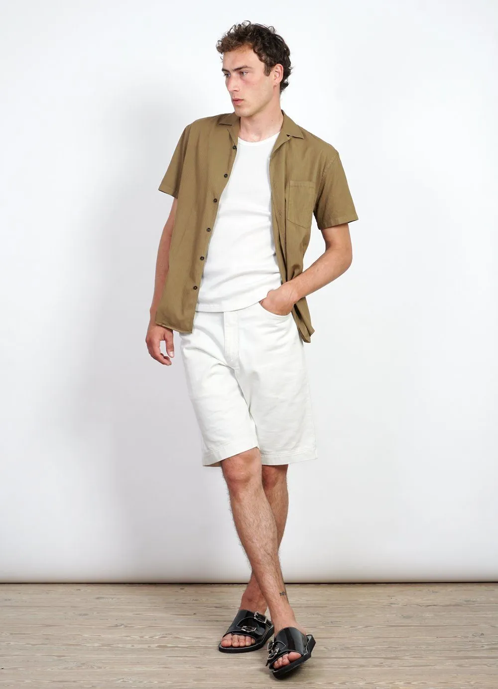 LENNY | Casual Work Shorts | Ecru