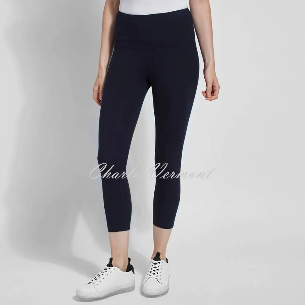 Lysse Cropped Cotton Legging – Style 2281 (Midnight Blue)