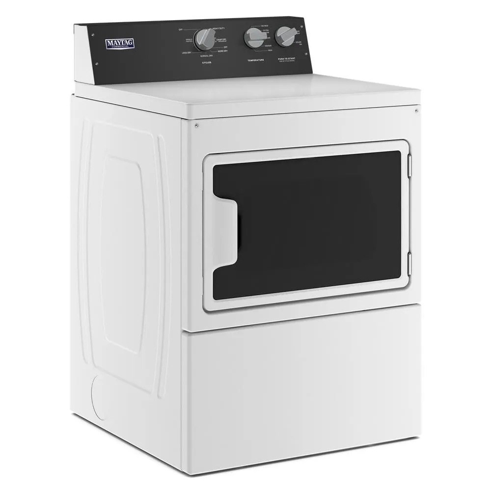 Maytag MEDP586KW Commercial-Grade Residential Electric Dryer - 7.4 cu. ft.