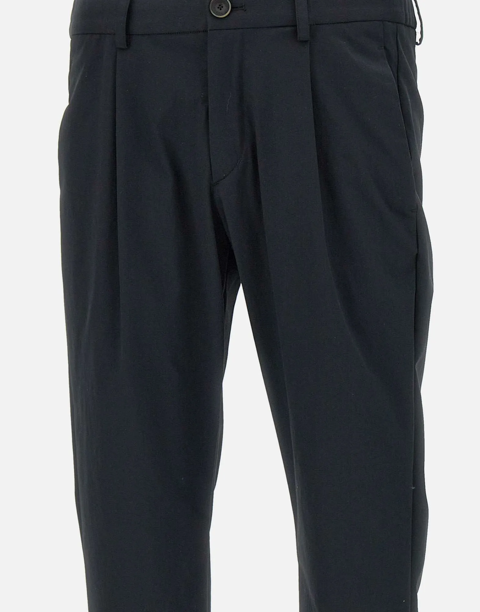 Mechanical Stretch Twill Black Pants