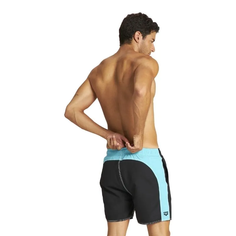 MEN'S FUNDAMENTALS BICOLOUR BOXER SWIM SHORTS