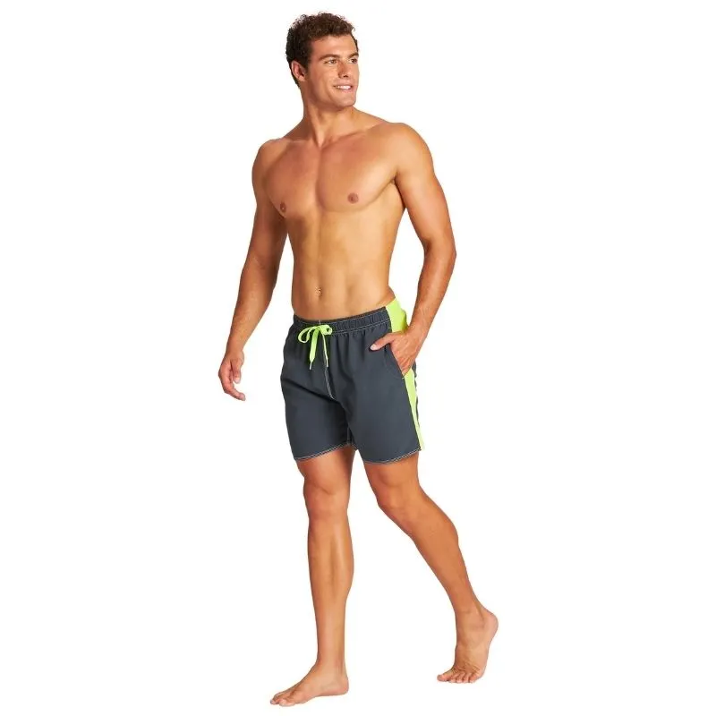 MEN'S FUNDAMENTALS BICOLOUR BOXER SWIM SHORTS