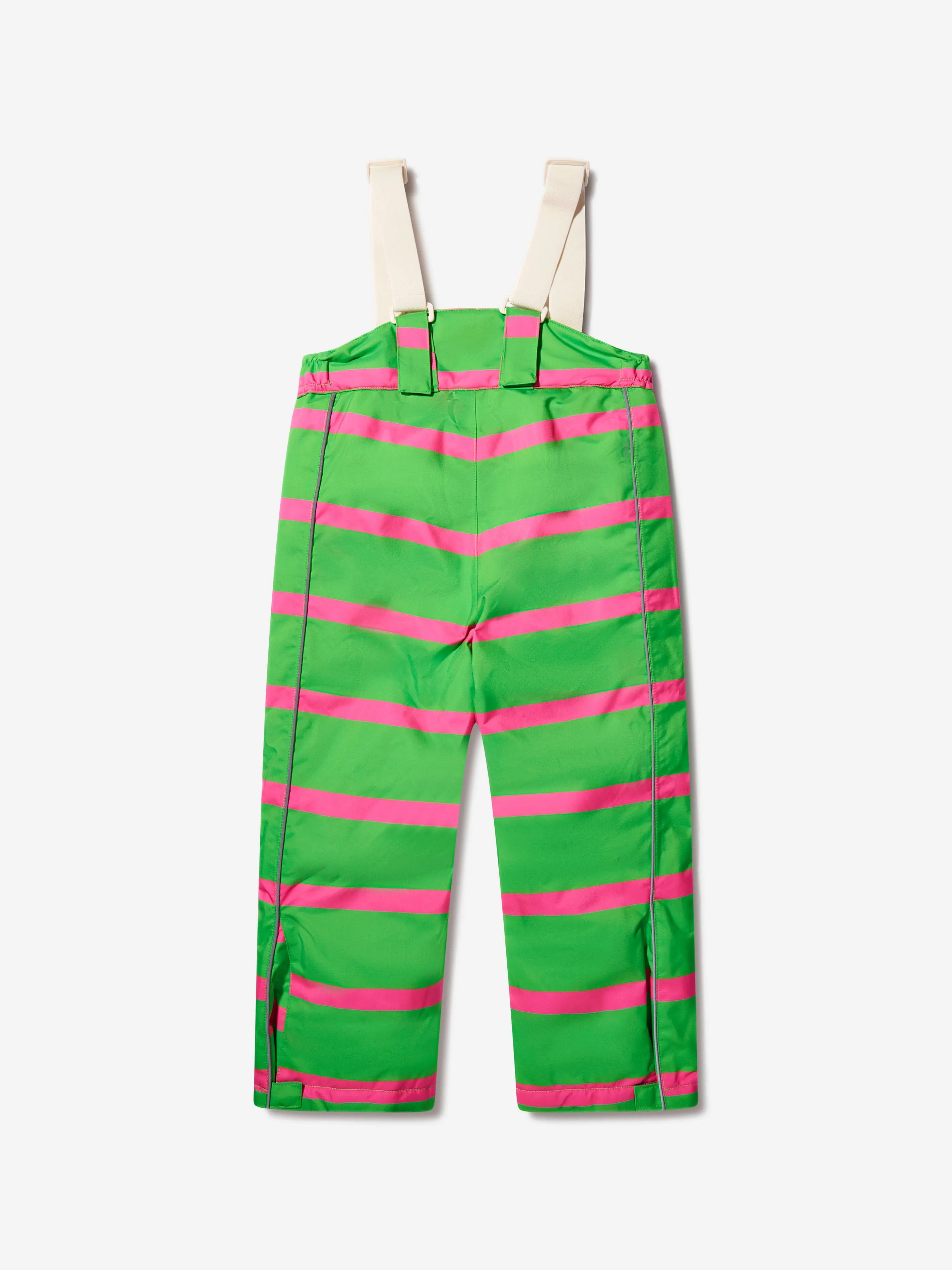 Mini Rodini Girls panda Soft Ski Trousers in Green