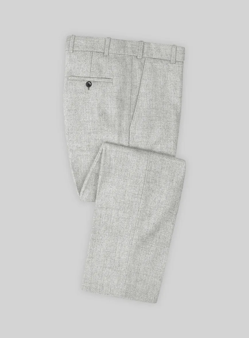 Naples Ice Gray Tweed Pants