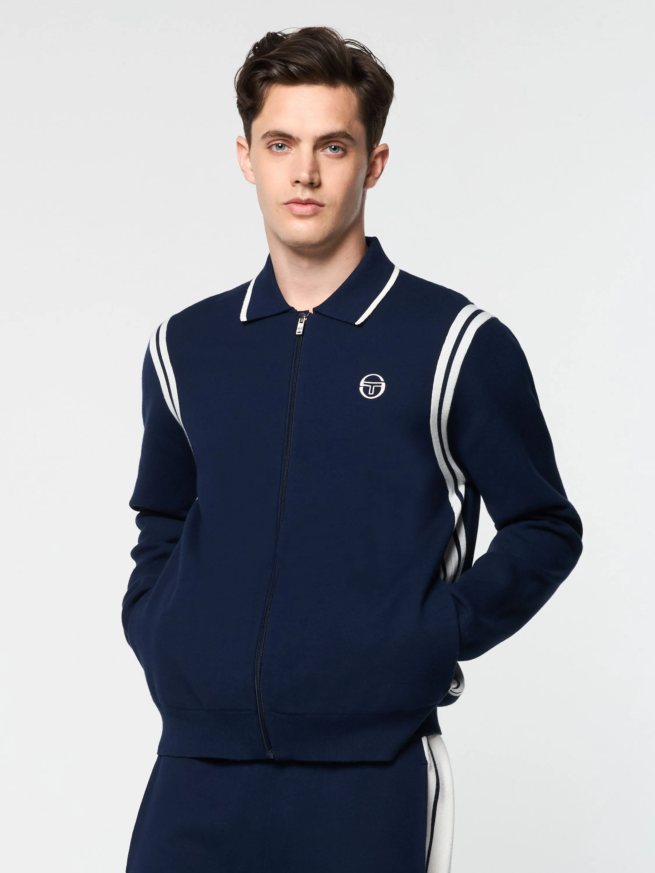 Palla Track Jacket- Maritime Blue