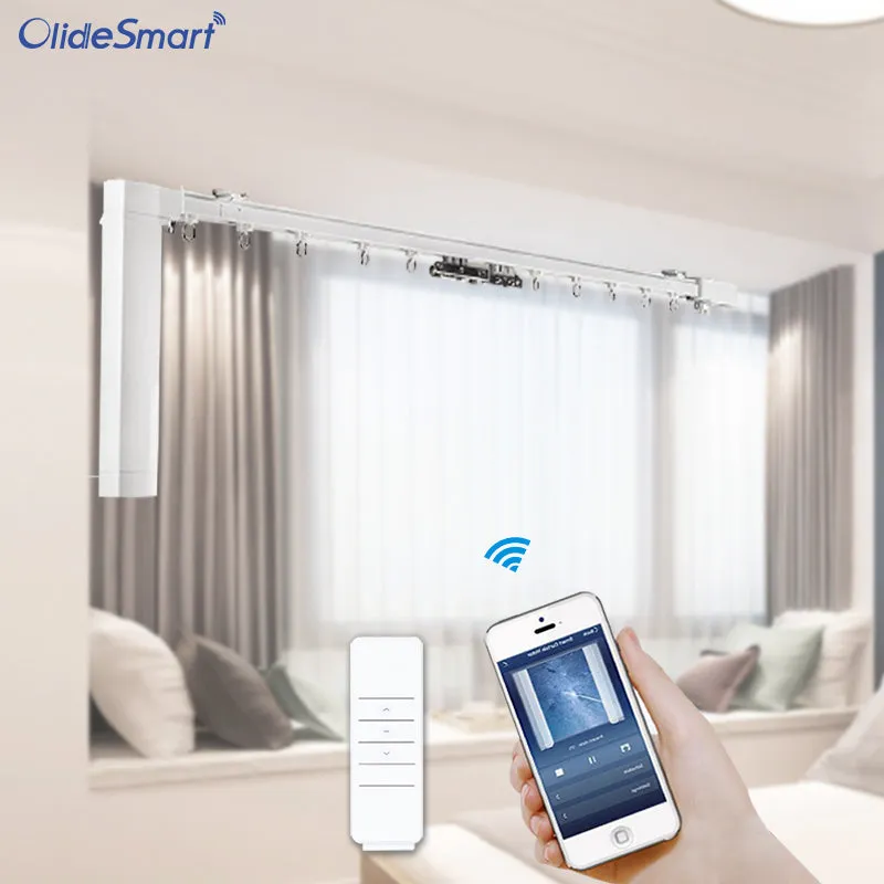 Phone Control Smart Curtain System ZigBee Gateway Version Work With Alexa