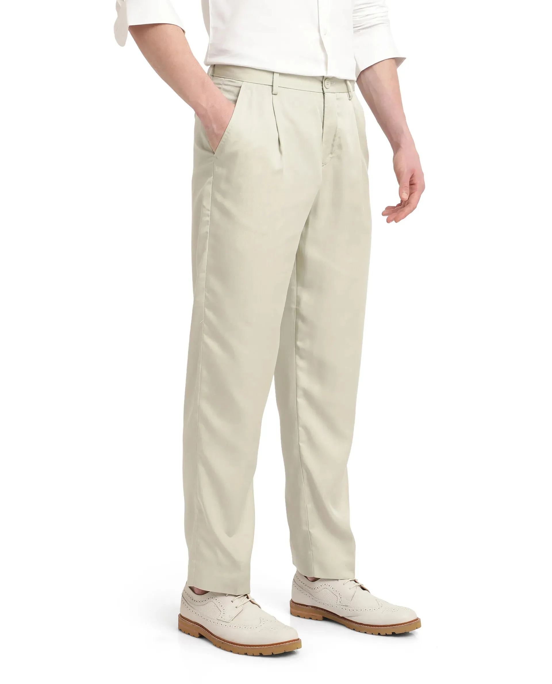 RARE RABBIT MENS MEMOS LIGHT GREEN SOLID TROUSERS