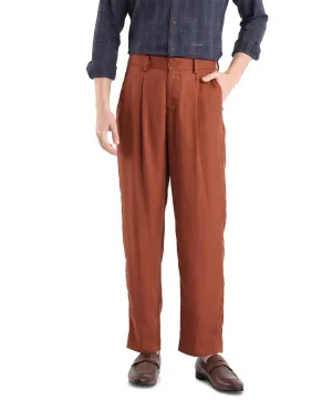 RARE RABBIT MENS MEMOS RUST SOLID TROUSER