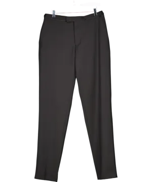 REISS Modern Fit Tuxedo Trousers In Black W34