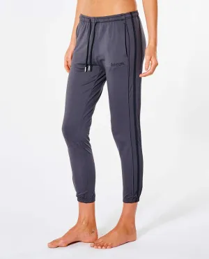 Rip Curl Vaporcool Track Pants-Washed Black