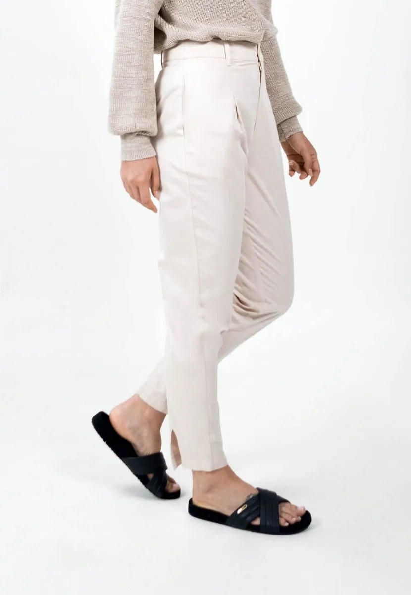 Salo  -Tapered Trousers-Egret