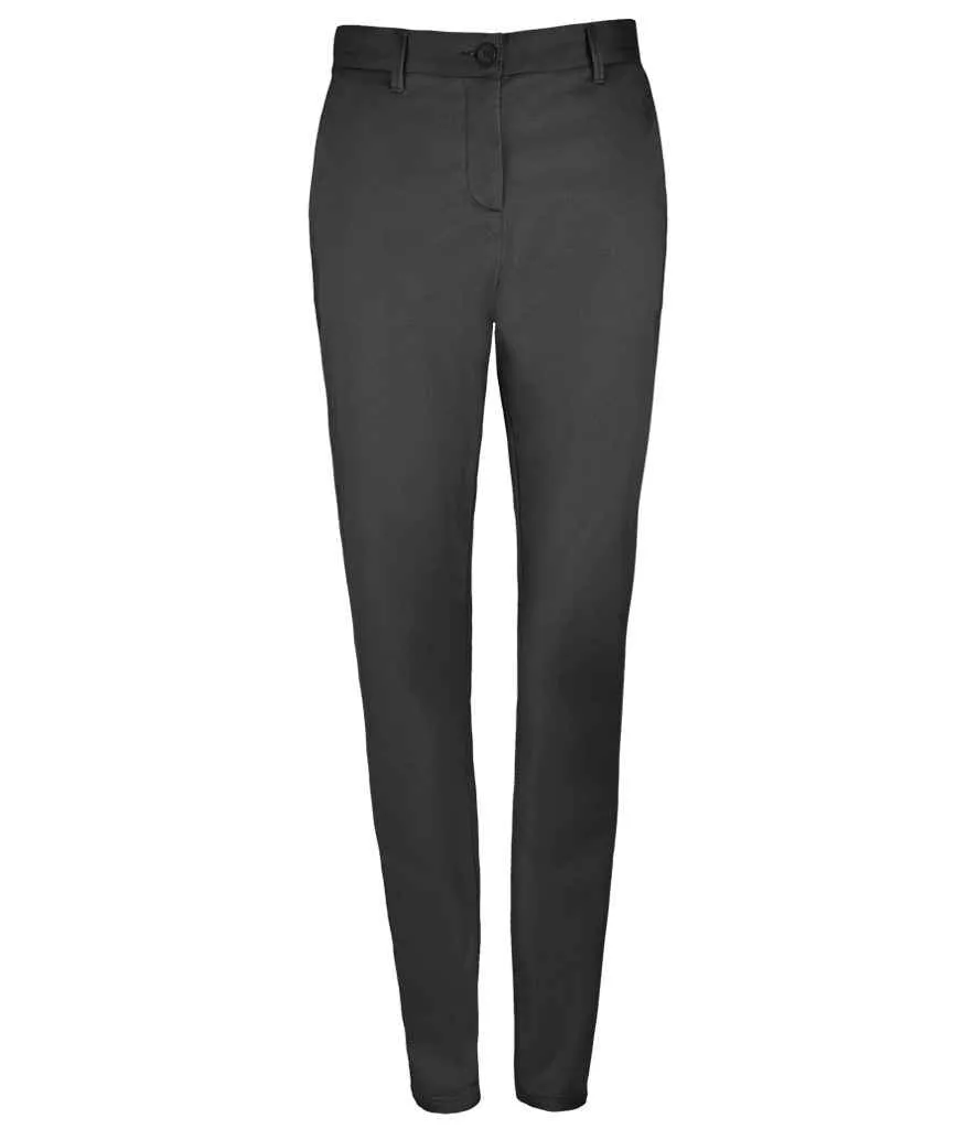 SOL'S Ladies Jared Stretch Trousers | Black