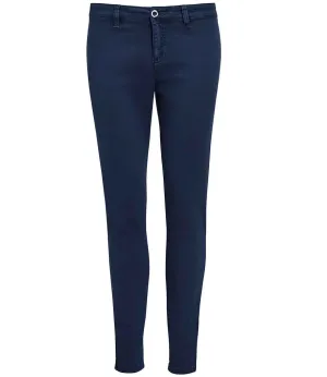 SOL'S Ladies Jules Chino Trousers | French Navy