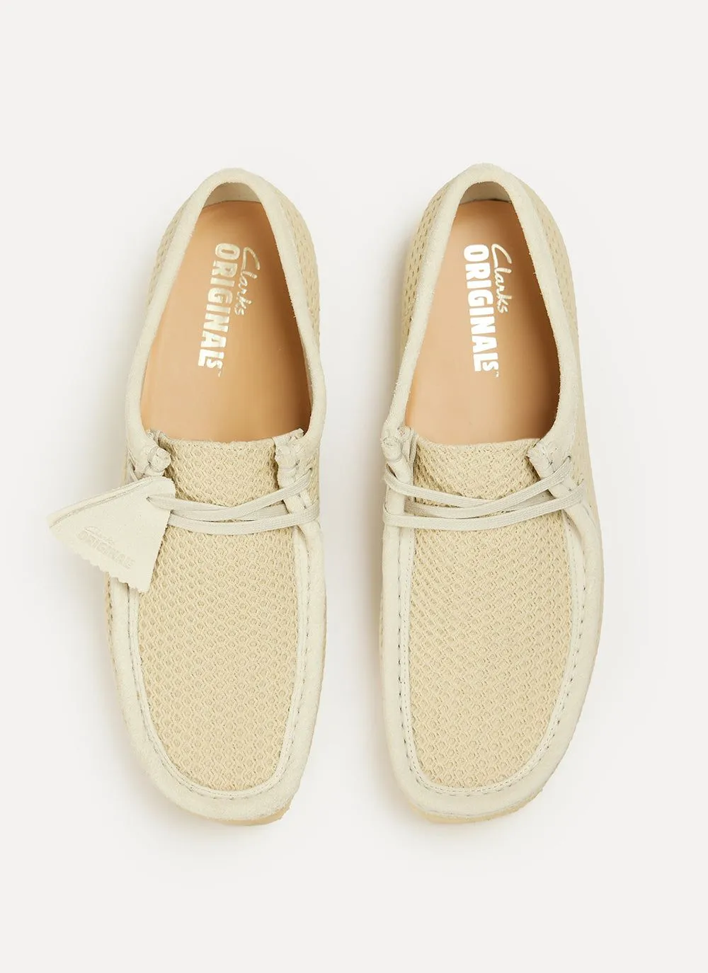 Wallabee | Clarks Originals | Off White Mesh