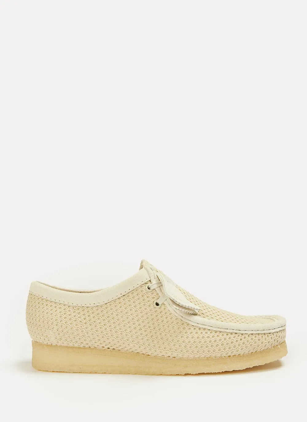 Wallabee | Clarks Originals | Off White Mesh