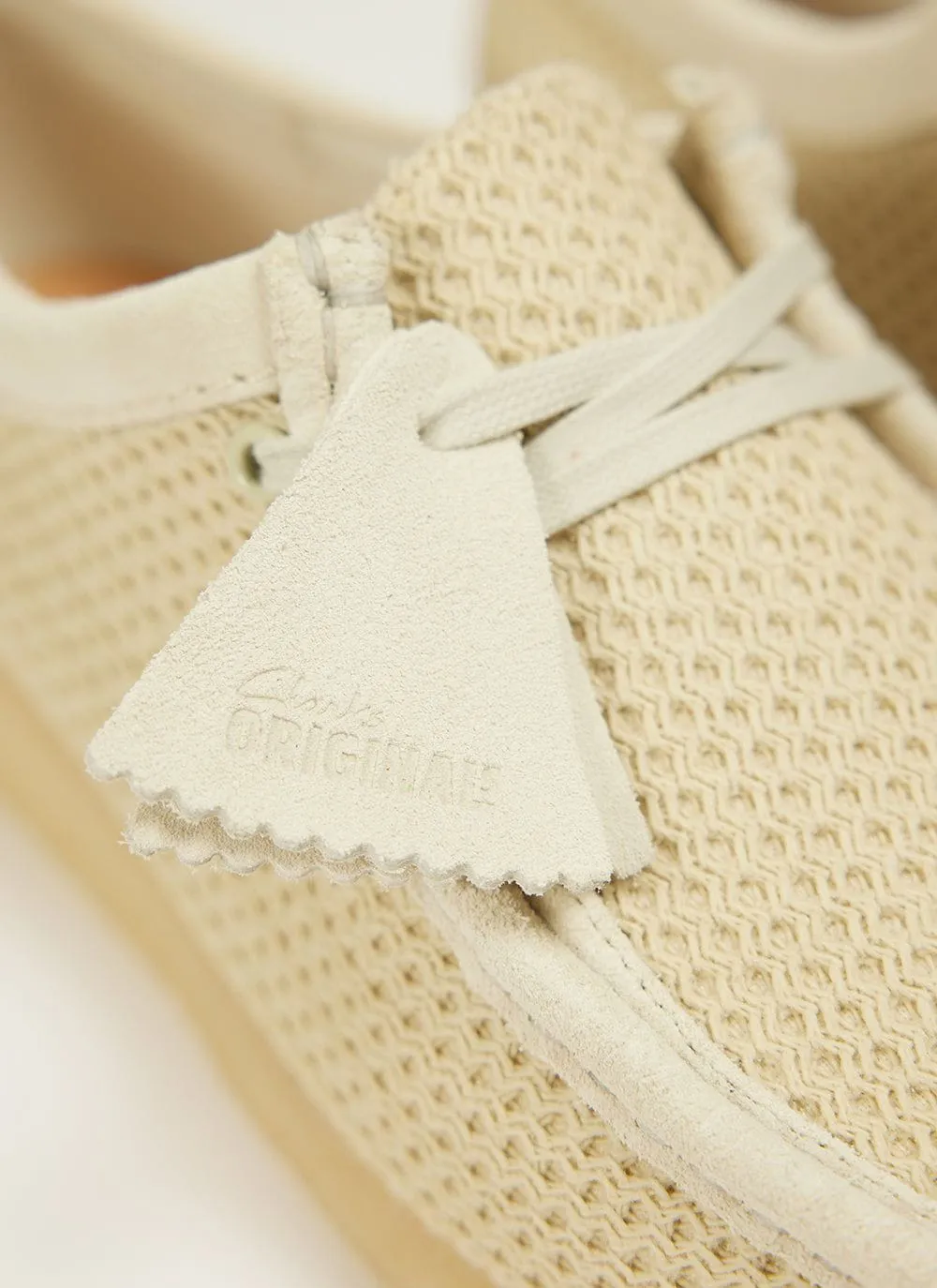 Wallabee | Clarks Originals | Off White Mesh