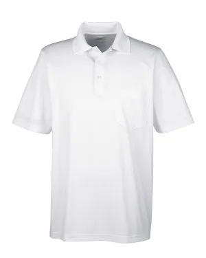 White Moisture Wicking Referee Shirt w/ Pocket