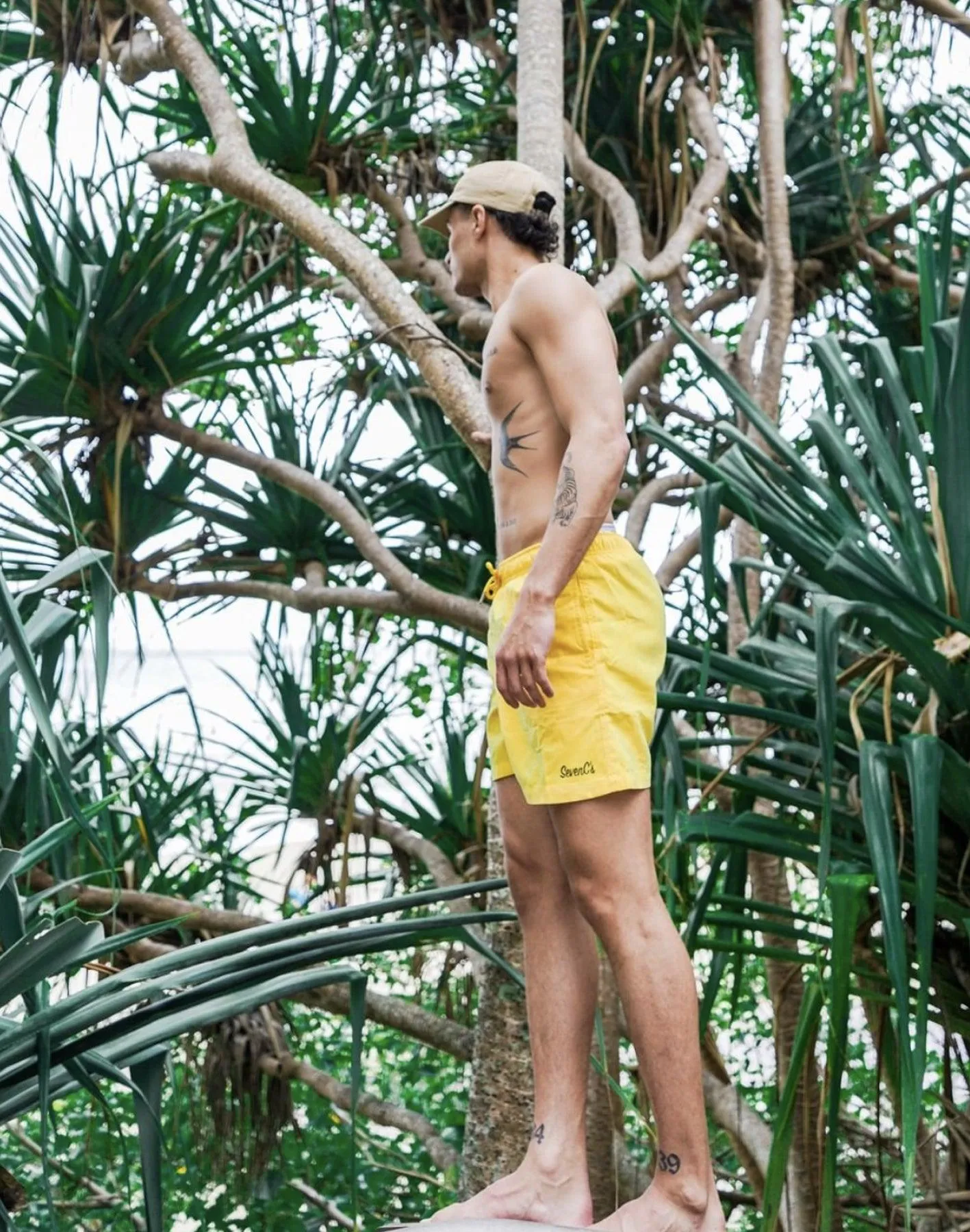 Yellow Swim Shorts