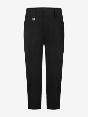 Zeco Boys School Sturdy Fit Trousers in Black