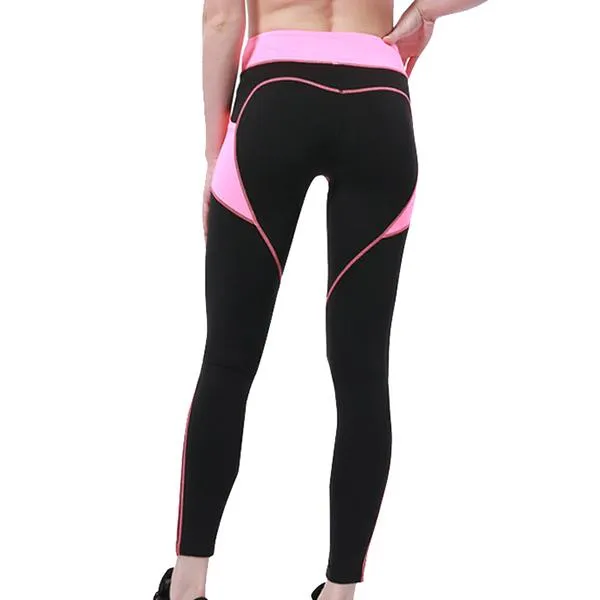 Zoie Heart Pattern Fitness Leggings