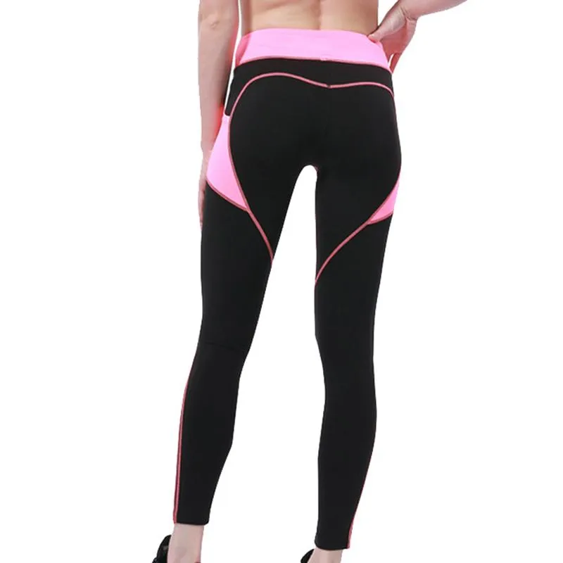 Zoie Heart Pattern Fitness Leggings